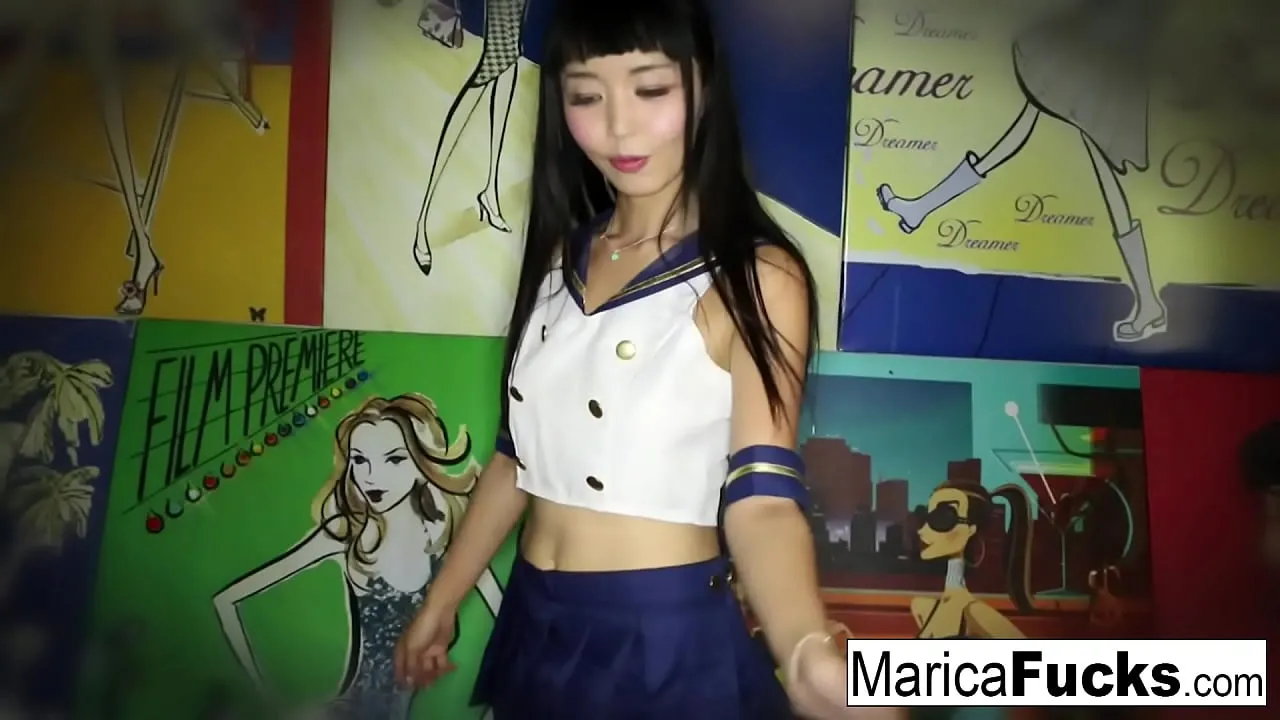 Costume strip tease and solo play