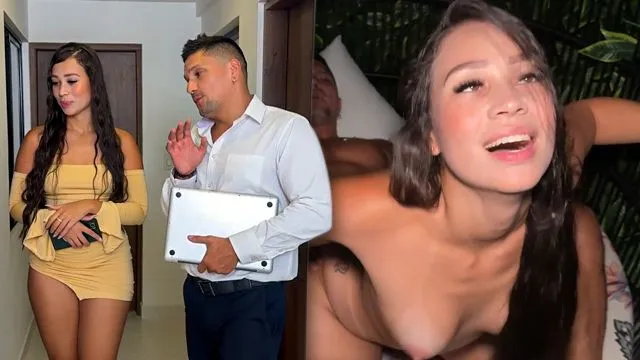 Real estate milf seduces agent with big booty anal and blowjob