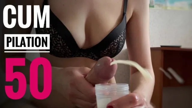 Amateur cum compilation - greatest homemade climax collection