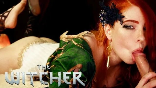 Triss merigold profite du sexe et du vin