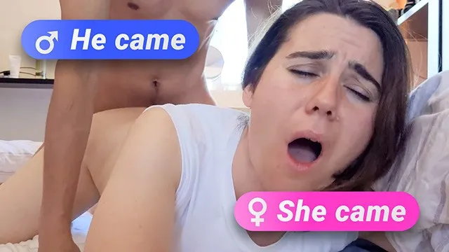 First time amateur spanish couple's porn debut | mutual orgasm