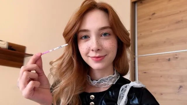Pregnant maid creampie fuck again