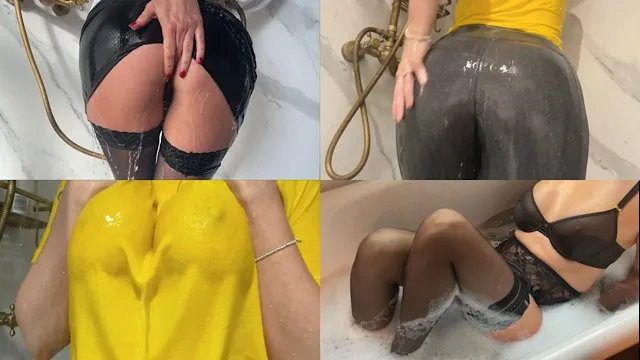 Cfnm bath & shower scenes with mr