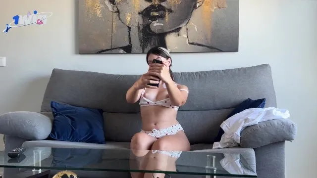 Step bro caught me sending nudes to my boyfriend!