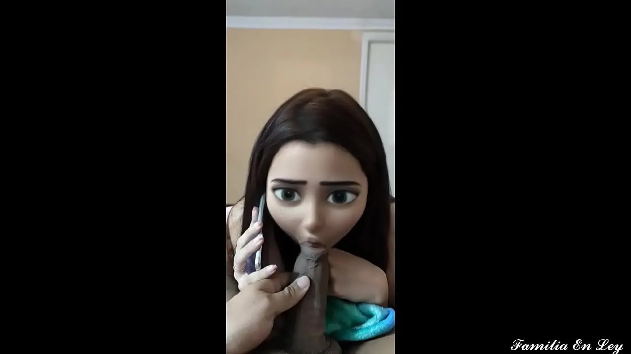 Cheating milf blowjob while phone sex with cuckold husband