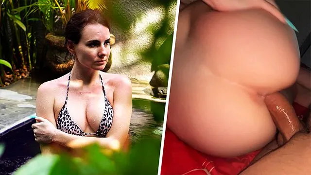 Hotel quickie with big-assed beauty