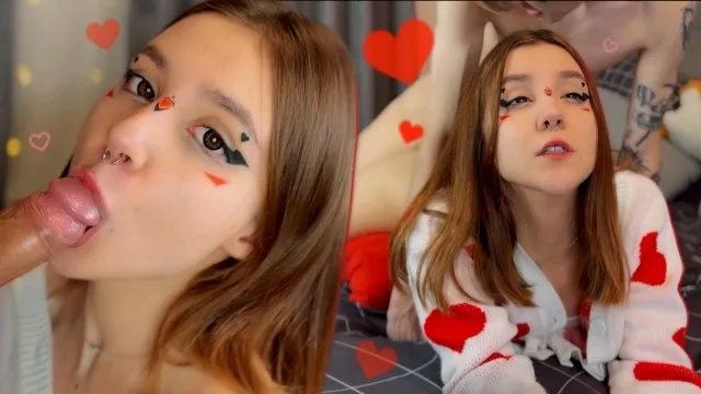 Beautiful stepsister offers mouth and pussy in 4k