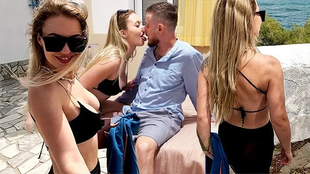 Cheating fiancée's last anal fling at greek bachelor blowjob orgy
