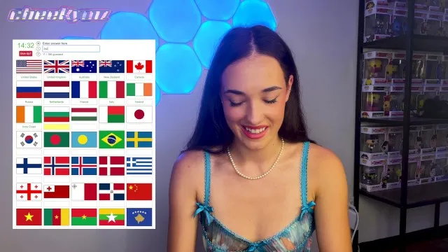 Vibrating dildo chair challenge: guessing every world flag
