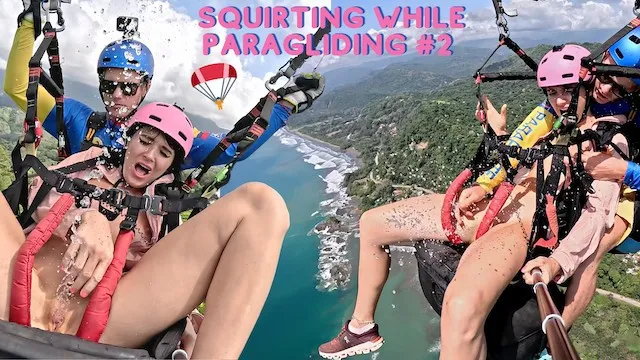 Aventure de parapente et éjac féminine au costa rica