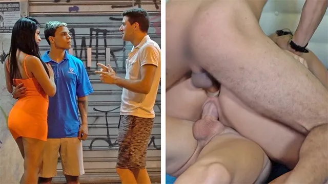Brazilian teen & milf amateur anal dp threesome