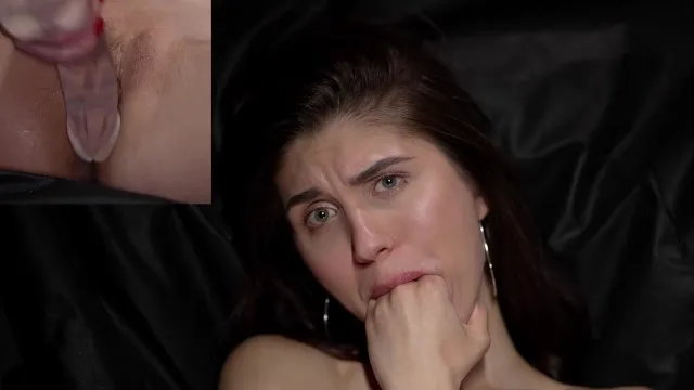 Tight pussy orgasms while playing solo for camera