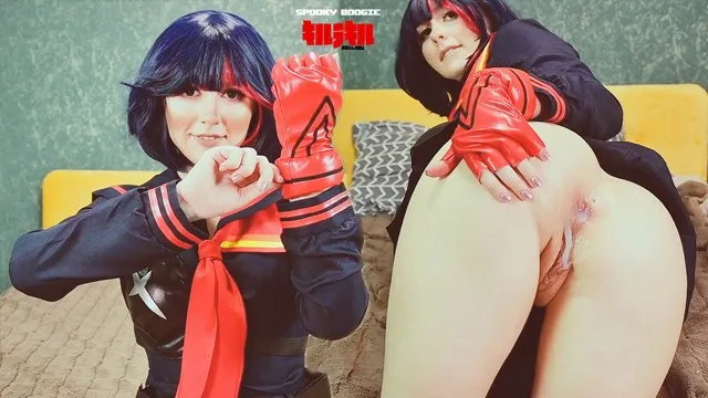 Cosplay babe anal creampie by naked teacher - all holes fucked