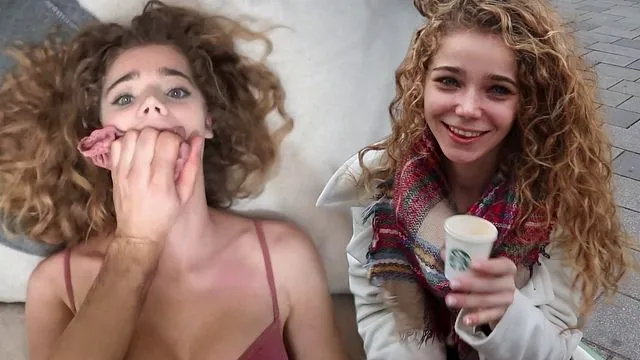 Vienna teen seduced for threesome anal blowjob