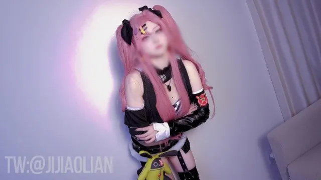 Zenless zone zero cosplay nicole demara gets naughty
