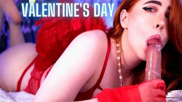 Fellation angélique de la saint-valentin en 4k