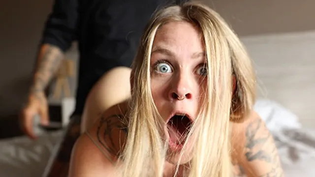 Submissive busty milf begs for rough anal and deepthroat