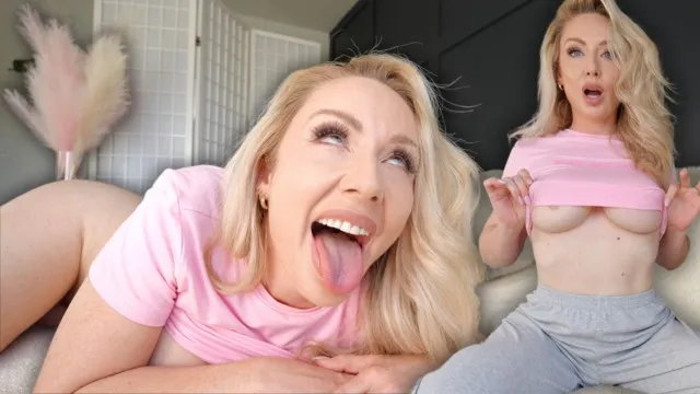 Hot stepmom gives sexy voice joi countdown in 4k
