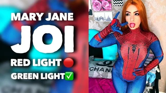 Sexy brunette joi red light green light jerk off instructions