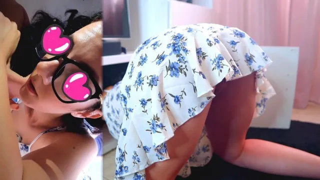 Stuck stepmom begs stepson for anal help
