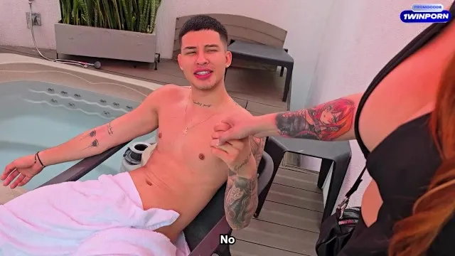 Milf stepmom blowjob with teen stepson's big cock