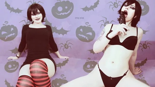 Mavis dracula joi teases you to cum in her pussy