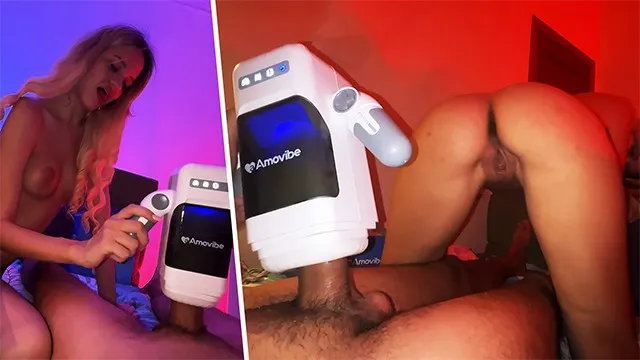 Amovibeゲームカップ女子が玩具で昇天させてくれる