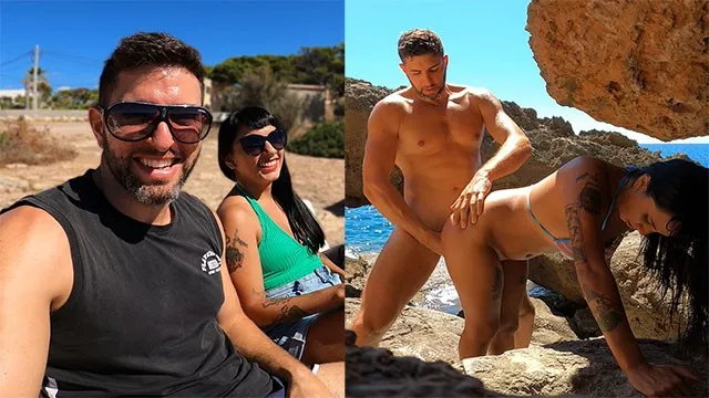 Argentine slut caught and fucked in public