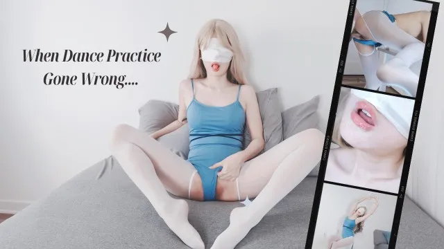 Ballet leotard milf's white pantyhose dance practice gone wrong