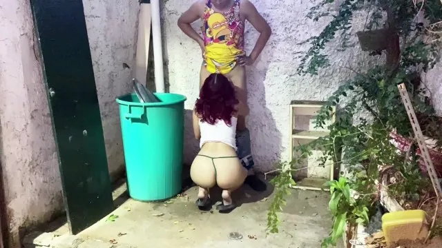 Amateur milf anal & blowjob in short dress