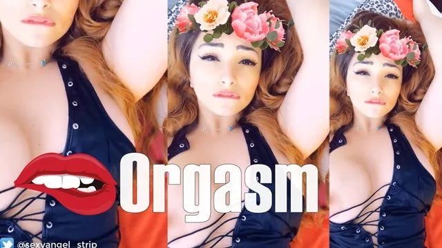 Real masturbation captures beautiful agony orgasm face