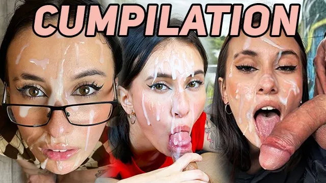 Best blowjobs compilation - facials and cum in mouth