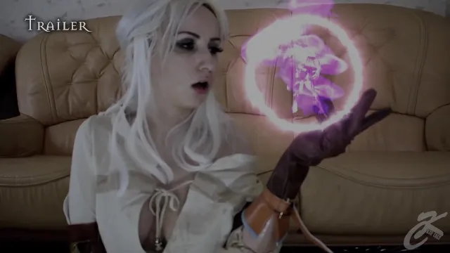 Ciri cosplay horse dp creampie fucked by magic fuckmachine