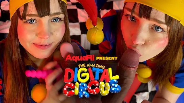 Pomni blowjob in digital circus