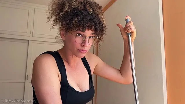 Stepmom milf teaches teen anal and blowjob