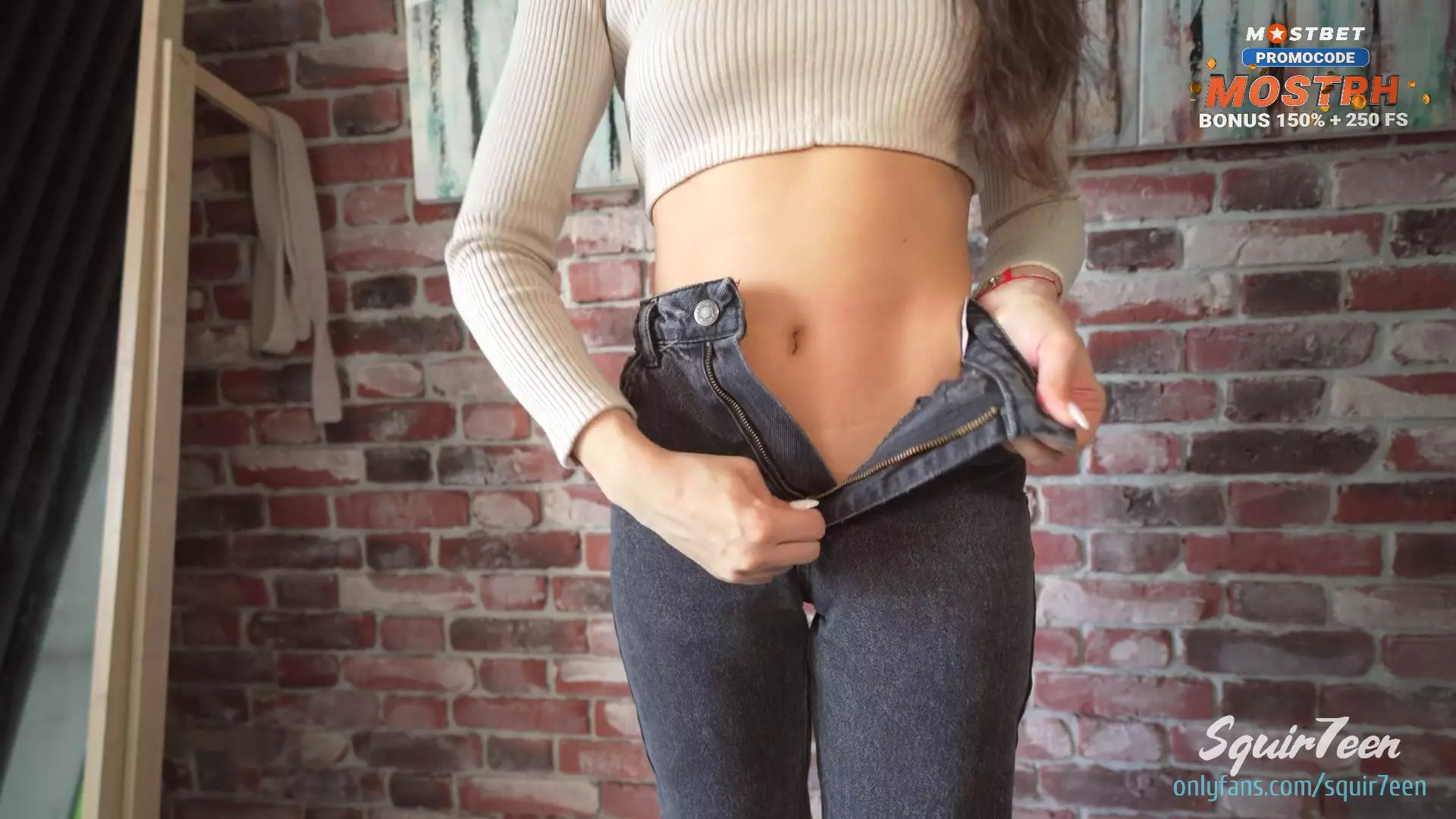 Hot naive stepdaughter fucked through ripped jeans by cunning stepf...