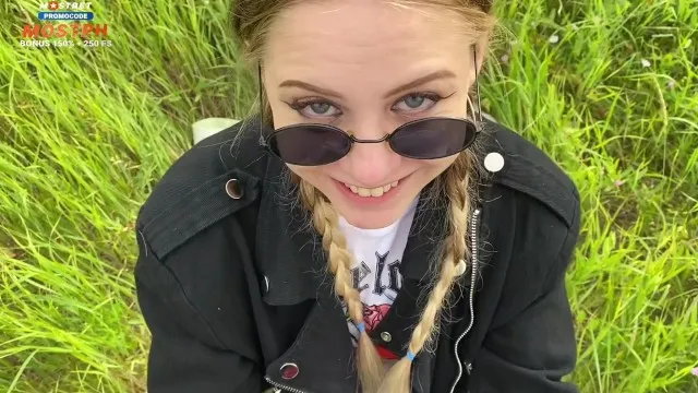 Picnic no food eat sperm amateur outdoor sex