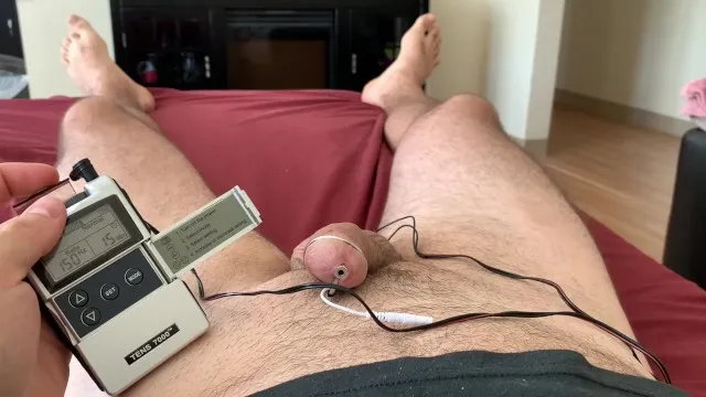 Hfo estim session: desperate hands-free orgasm attempt vol. 1