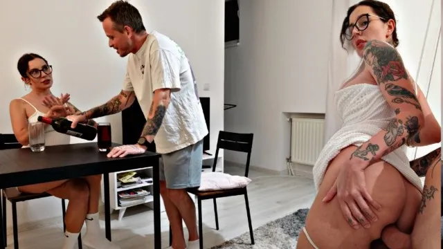 Hot slut sister seduces husband for anal while wife works