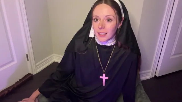 Innocent nun milf teen anal blowjob amateur ritual