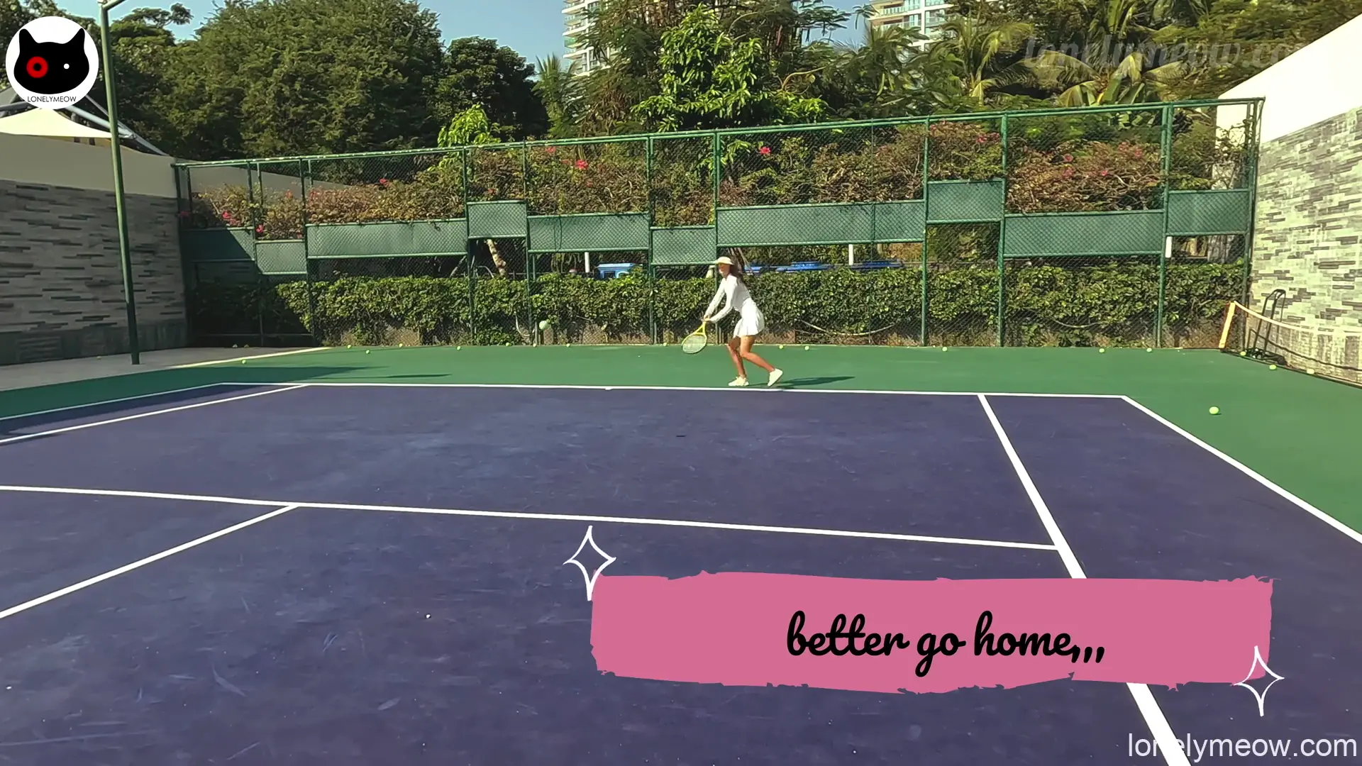Mia's crush on the tennis coach