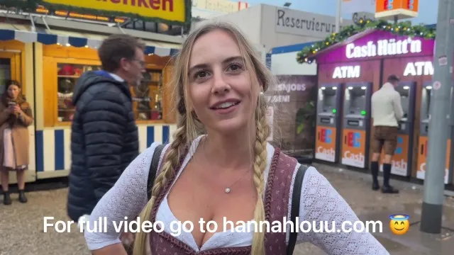 Stranger from oktoberfest fucks milf