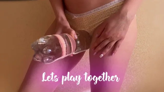 Metronome challenge: bottle humping fap session