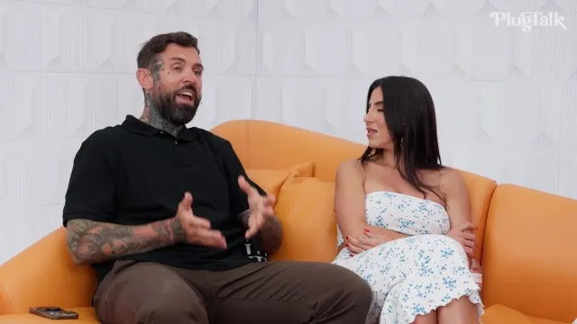 Brandy eats sushi off the biggest cock she's ever seen!
